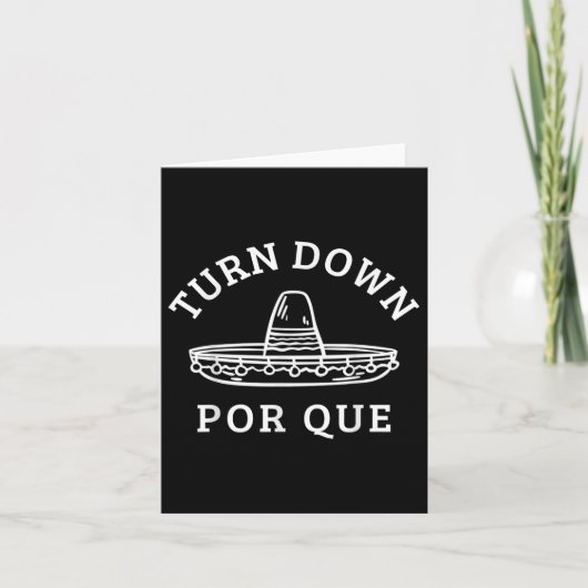 5月にPor Queメキシおもしろいコのパーティーを停止 カード (正面)