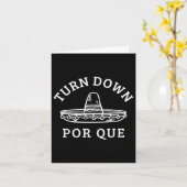 5月にPor Queメキシおもしろいコのパーティーを停止 カード (黄色い花)