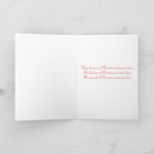 5月のクリスマスの精神、豚グリーティングカード シーズンカード (内部)