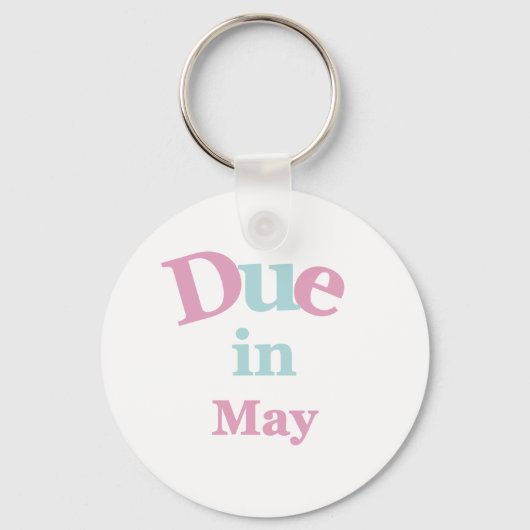 5月のピンク キーホルダー (正面)