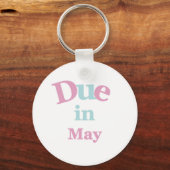 5月のピンク キーホルダー (正面)