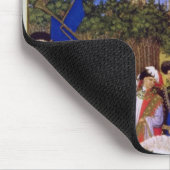 5月のファクシミリ: 馬上の優雅な姿 マウスパッド (コーナー)