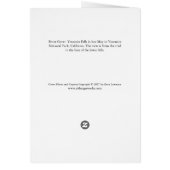 5月のヨセミテ秋(カスタムメッセージ) (裏面)