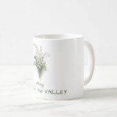 5月の一次誕生の花のユリ渓谷のマグカップ コーヒーマグカップ (正面右)