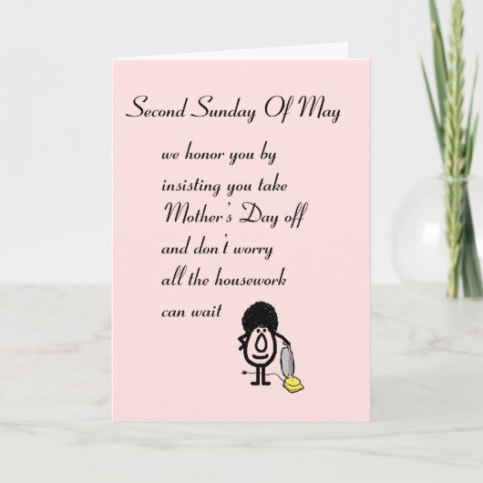 5月の二番目に日曜日 カード (正面)