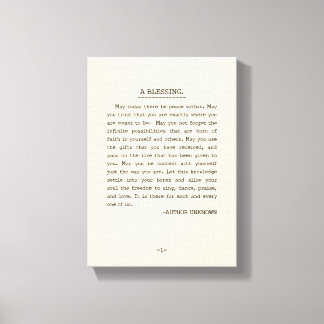 5月の今日の中に平和がある キャンバスプリント