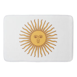 5月の太陽(アルゼンチンの太陽)バスマット バスマット