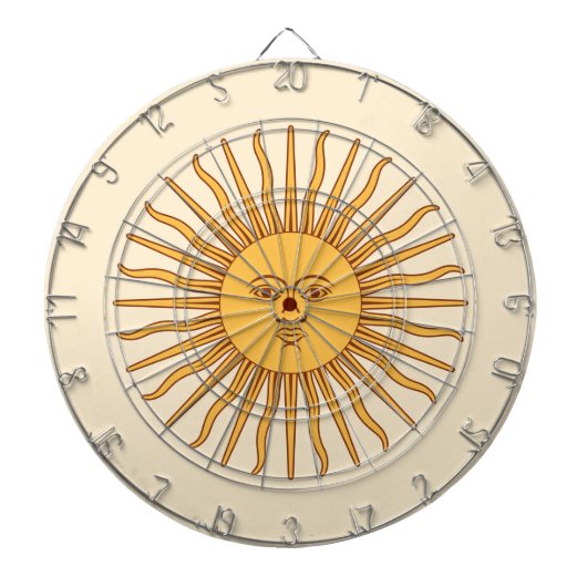 5月の太陽 ダーツボード (正面)