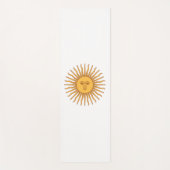 5月の太陽 ヨガマット (正面)