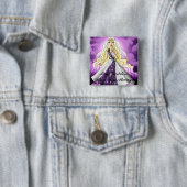 5月の女神はボタン賛美します 缶バッジ (インサイチュ)