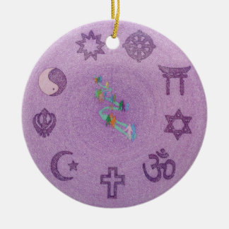 5月の平和は地球の曼荼羅で勝ちます セラミックオーナメント