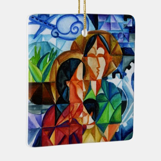 5月の平和は地球インターナショナルの芸術家で勝ちます セラミックオーナメント (右)