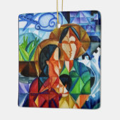 5月の平和は地球インターナショナルの芸術家で勝ちます セラミックオーナメント (左)