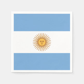 5月の日を伴うアルゼンチン国旗 スタンダードカクテルナプキン