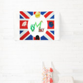 5月の日（労働日） – 英国テーマ 横断幕 (インサイチュ)