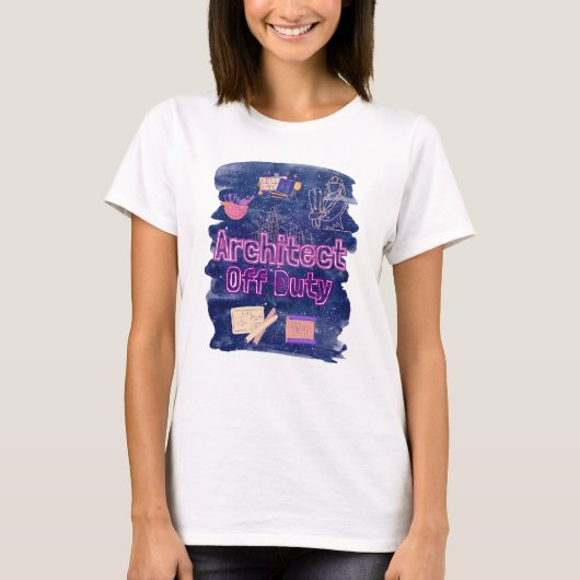 5月の日：建築家の勤務外 Tシャツ (正面)