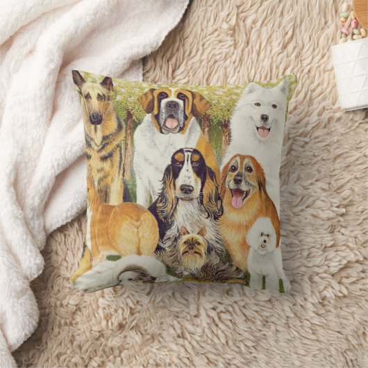 5月の犬 クッション (ブランケット)