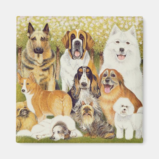 5月の犬 マグネット (正面)