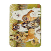 5月の犬 マグネット (縦)