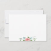 5月の花の感謝カード 招待状 (裏面)