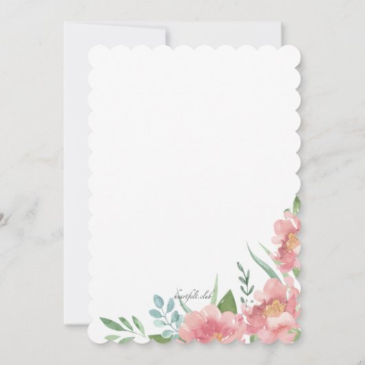 5月の花 #2 招待状 (裏面)