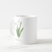 5月の誕生月の花　スイセンの花 コーヒーマグカップ (正面左)