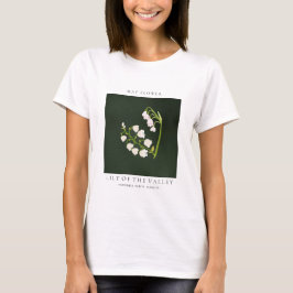 5月の誕生月の花Tシャツ Tシャツ