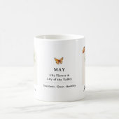 5月の誕生月フラワーマグ コーヒーマグカップ (中央)