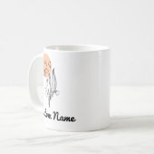 5月の誕生花 バレリーナの花の誕生日 コーヒーマグカップ (正面左)