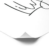 5月の誕生花 ワルワリの花 ポスター (コーナー)