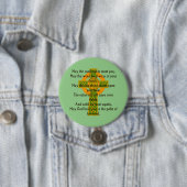 5月の道路はあなたに会うために上昇 – アイルランド引用文 缶バッジ (インサイチュ)