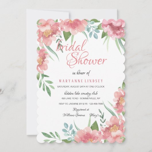 5月の開花#2招待状 招待状 (正面)