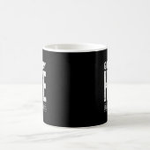 5月はグレーでがんばろう 脳腫瘍啓発リボン コーヒーマグカップ (中央)