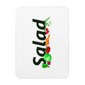 5月はナショナルサラダの月と野菜 マグネット (縦)