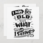 5月は古いが、私は何だったことわざおもしろい誕生日No サンキューカード (正面/裏面)