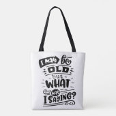 5月は古いが、私は何だったことわざおもしろい誕生日No トートバッグ (裏面)