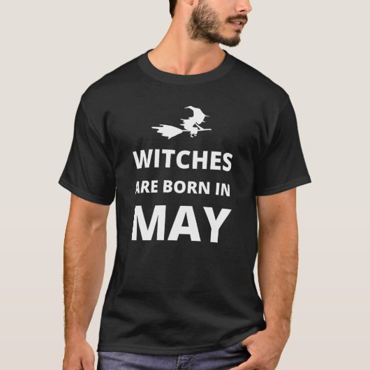 5月は魔女の誕生月 Tシャツ (正面)