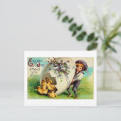 5月イースター喜びあなたのヴィンテージイースター シーズンポストカード (スタンド正面)