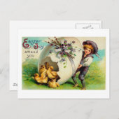 5月イースター喜びあなたのヴィンテージイースター シーズンポストカード (正面/裏面)