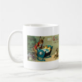 5月イースター喜びはあなたに出席ヴィンテージ コーヒーマグカップ (左)