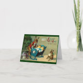 5月イースター喜びはあなたに出席ヴィンテージ シーズンカード (正面)