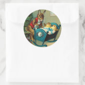 5月イースター喜びはあなたに出席ヴィンテージ ラウンドシール (バッグ)