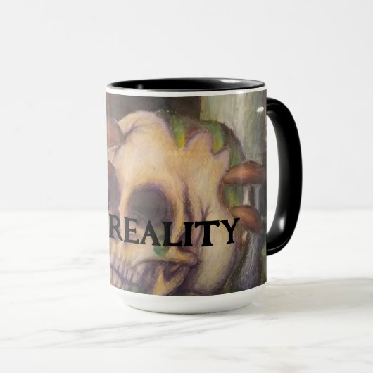 5月コーヒーキックの前に現実15 ozマグカップ マグカップ (正面右)