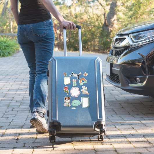 5月ステッカーシート – フレッシュ＆ブライト シール (スーツケースインサイチュ)