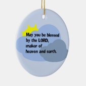 "5月主によって"のオーナメント賛美されます セラミックオーナメント (右)