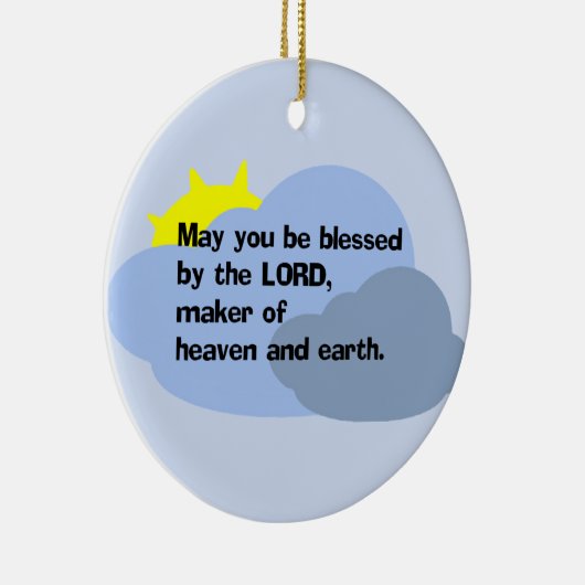 "5月主によって"のオーナメント賛美されます セラミックオーナメント (右)