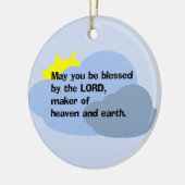 "5月主によって"のオーナメント賛美されます セラミックオーナメント (左)