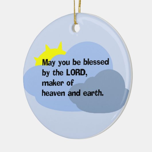 "5月主によって"のオーナメント賛美されます セラミックオーナメント (左)