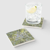 5月森林はあなたと大理石のコースターです ストーンコースター (横)