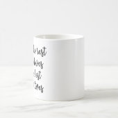 5月私達の生命の残りは私達の生命のベストです コーヒーマグカップ (中央)